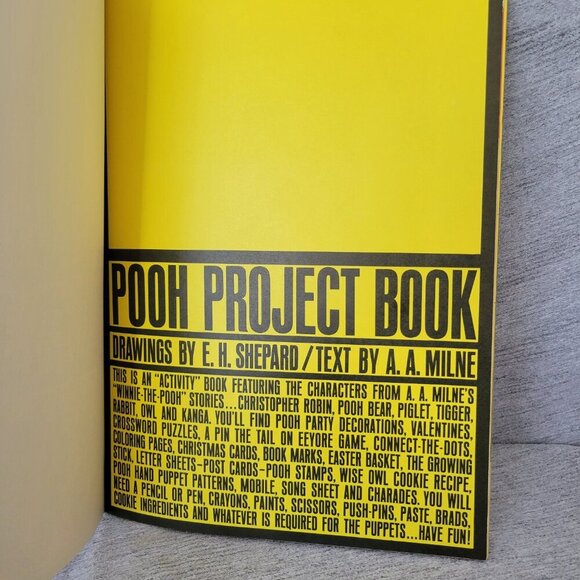 Vintage 1964 Pooh Project Book - Picture 6 of 9